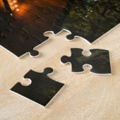 Cabine A-FRAME EN BOIS JIGSAW PUZZLE (Côté)
