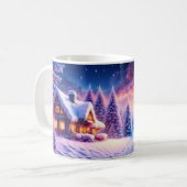 Cabine Confortable À Winter Wonderland Coffee Mug (Devant gauche)