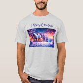 Cabine Confortable Au T-shirt Winter Wonderland (Devant)