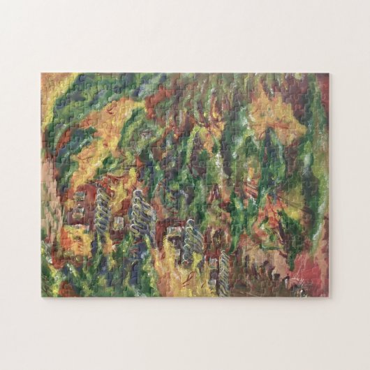 Cabine Dans Le Puzzle Woods (Horizontal)