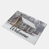 Cabine Dans Le Tapis D'Accueil De Neige (Incliné)