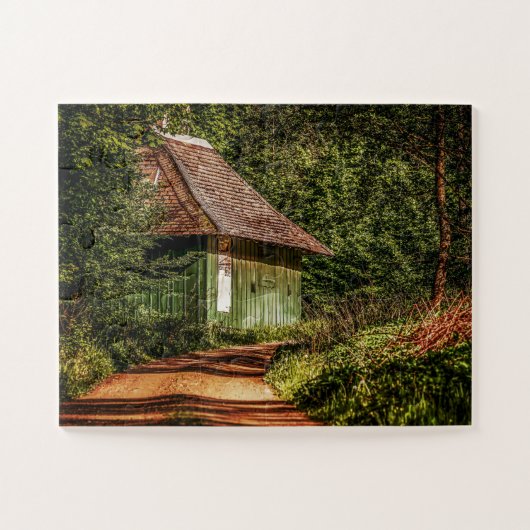 CABINE DANS LES BOIS JIGSAW PUZZLE (Horizontal)