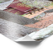 Cabine Dans Les Bois Photo Print (Coin)