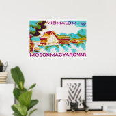 Cabine de Campagne - Impression de Boîte d'Allumet (Bureau à domicile)