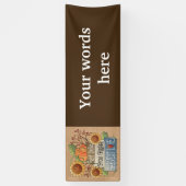 Cabine de festival de chute ou bannière de tente (Vertical)