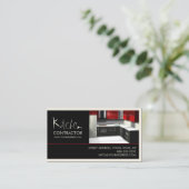 Cabine de l'entrepreneur de cuisine Carte noire bl (Debout devant)