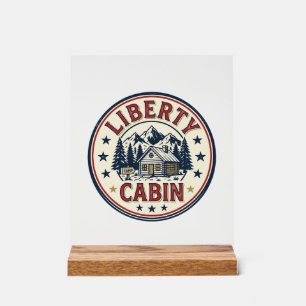 Cabine de montagne patriotique de la liberté V