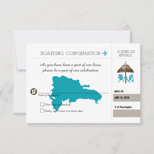 Cabine de plage et chaises RSVP République Dominic (Devant)