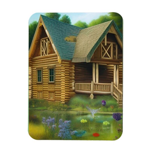 Cabine door de Pond Magneet (Verticaal)