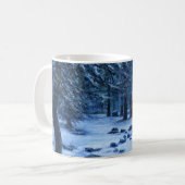 "Cabine douillet dans la neige" Mug (Devant gauche)