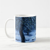 "Cabine douillet dans la neige" Mug (Gauche)