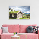 Cabine du bois de toiture en toile norvégienne (Insitu(Salon))