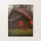 CABINE EN BOIS IMAGINAIRE ART JIGSAW PUZZLE (Vertical)