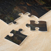 CABINE EN BOIS NOËL JIGSAW PUZZLE (Côté)