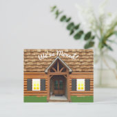 Cabine Facture Nouvelle adresse Carte postale (Debout devant)