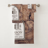 Cabine familial Bois rustique Décor personnalisé (En situation)