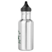 Cabine Familienaam Forest Green herbruikbaar Waterfles (Rechts)