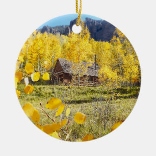 Cabine in Aspens Keramisch Ornament