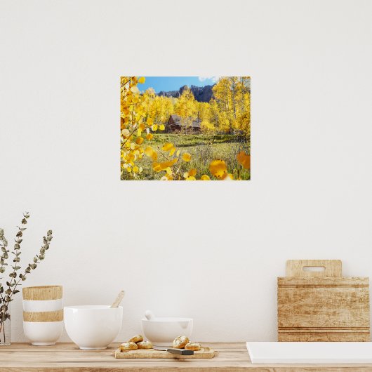 Cabine in Aspens Poster (Keuken)