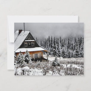 Cabine in de Berg Briefkaart