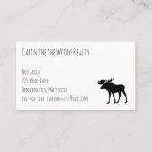 Cabine in de Bos Realty Visitekaartje (Achterkant)