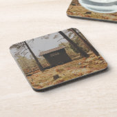 Cabine in de Zweedse archipel Bier Onderzetter (Linkerzijde)