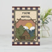 Cabine In The Woods n'importe quel but Invitation (Debout devant)