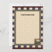 Cabine In The Woods n'importe quel but Invitation (Dos)