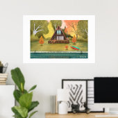Cabine Maison A-Frame Grande Impression (Bureau à domicile)