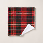 Cabine Moose Red et Black Plaid (Gant de toilette)