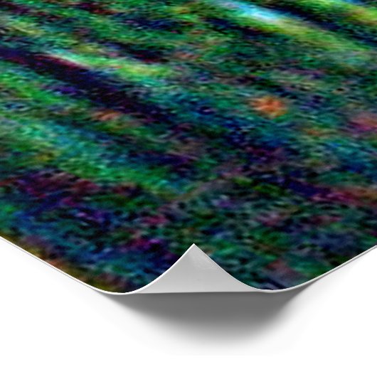 Cabine par Stream Huile Peinture Cadre Impression (Coin)