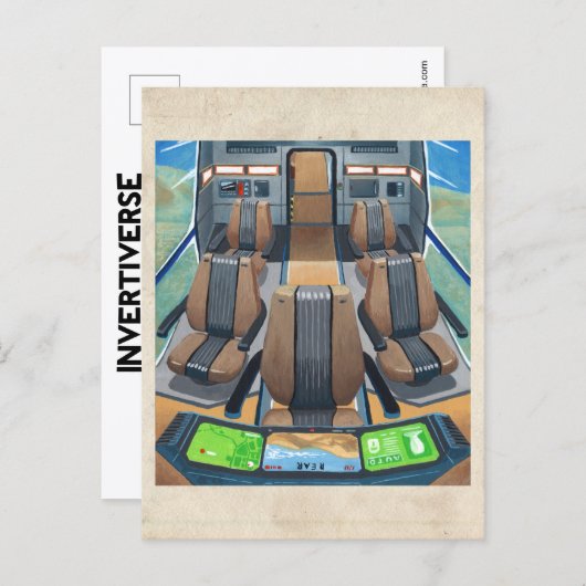 Cabine RocketLodge - Carte postale (Devant / Derrière)