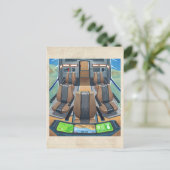 Cabine RocketLodge - Carte postale (Debout devant)