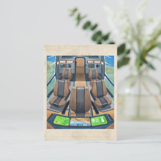 Cabine RocketLodge - Carte postale (Debout devant)