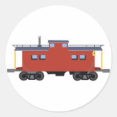 Cabine Ronde Sticker (Voorkant)