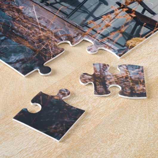 Cabine RUSTIQUE A-FRAME JIGSAW PUZZLE (Côté)