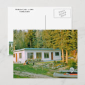 Cabine sur Bednesti Lake 1961 Carte postale (Devant / Derrière)