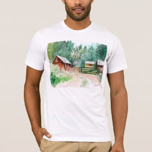 Cabine T-shirt voor gebergte