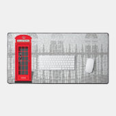 Cabine téléphonique rouge de Londres avec nom (Clavier et souris)