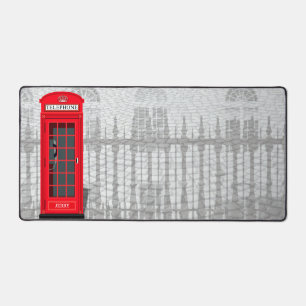 Cabine téléphonique rouge de Londres avec nom