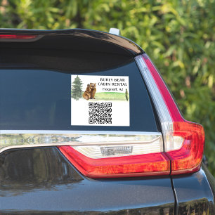 Cabine Vacation Home Rental Short Term QR Code Sticker