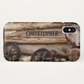 Cabine & Wagon Wheels, naam Case-Mate iPhone Case (Achterkant (horizontaal))