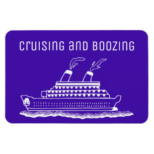 Cabinedeur Cruise Ship Travel Crushen en Boozing Magneet
