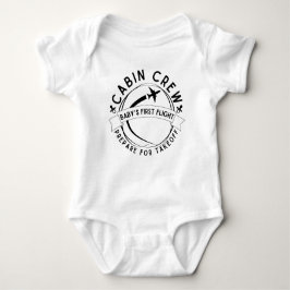 Cabinepersoneel bereidt zich voor op de start, de  romper