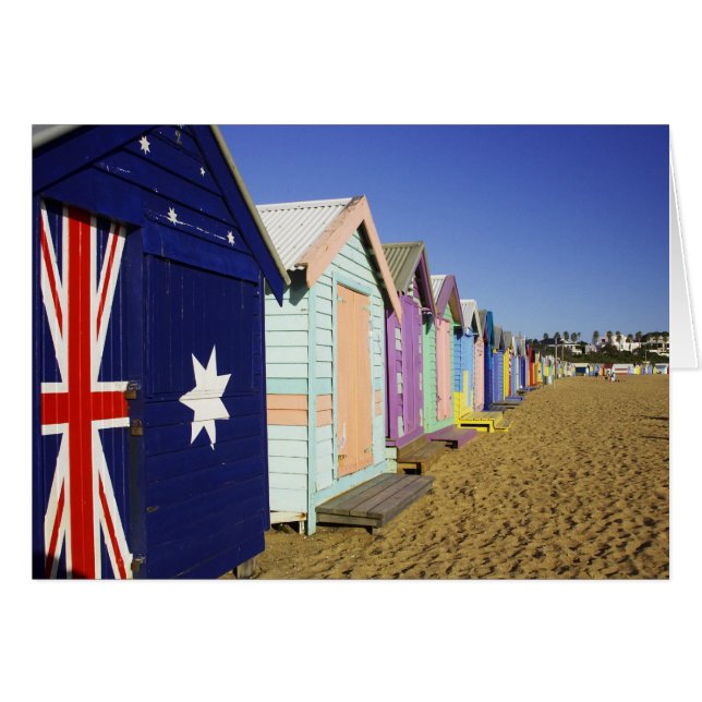 Cabines de Bain, Plage de Middle Brighton, Port (Devant horizontal)