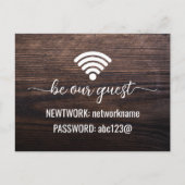 Cabines de location Cartes Wifi Rustiques (Devant)