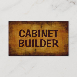 Cabinet Builder Antiek Visitekaartje