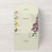 Cabinet of Curiosities All in One Wedding Uitnodig All In One Uitnodiging (Buitenkant)