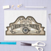 Cabinet of Curiosities & Oddities Sign Tissuepapier (Craft)