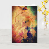 Cabinetcard Lady Digital Art Kaart (Gele Bloem)